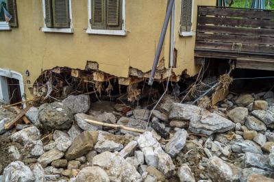 Braunsbach: Ministerpraesident Kretschmann und Innenminister Strobl besuchen den Ort der Katastrophe